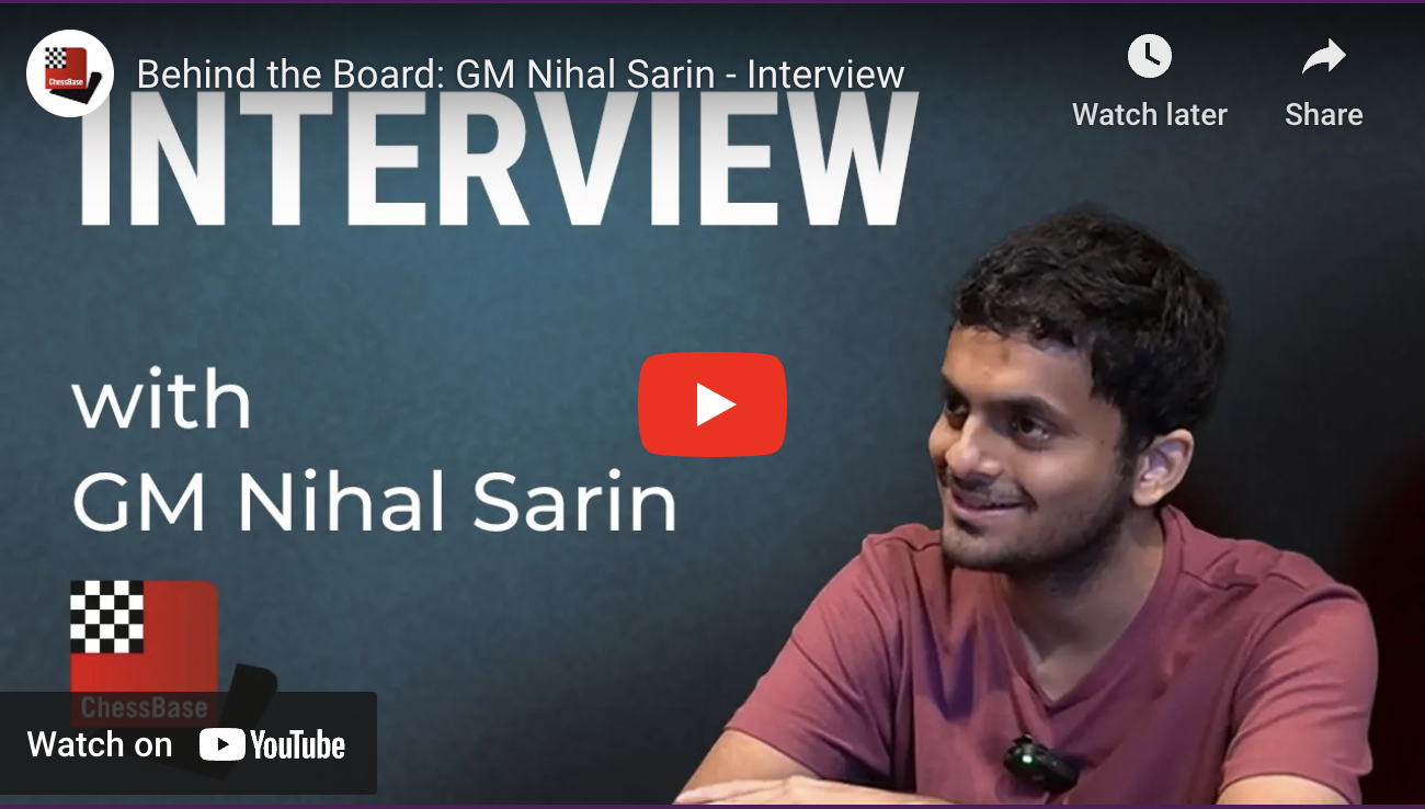 GM Nihal Sarin Interview